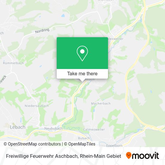 Карта Freiwillige Feuerwehr Aschbach