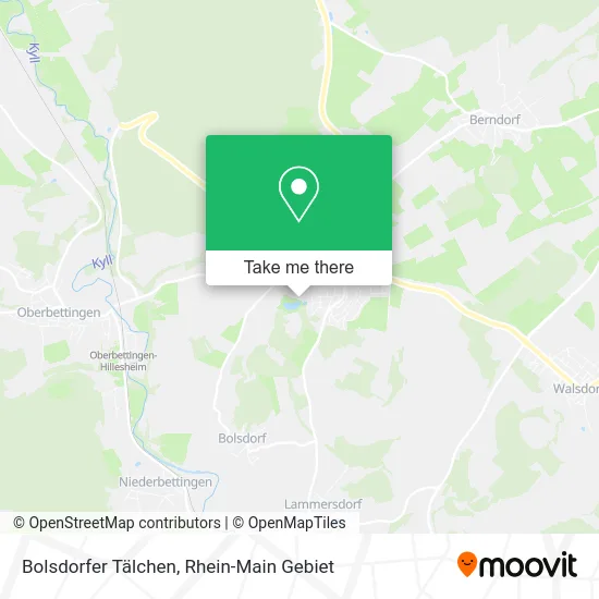 Карта Bolsdorfer Tälchen