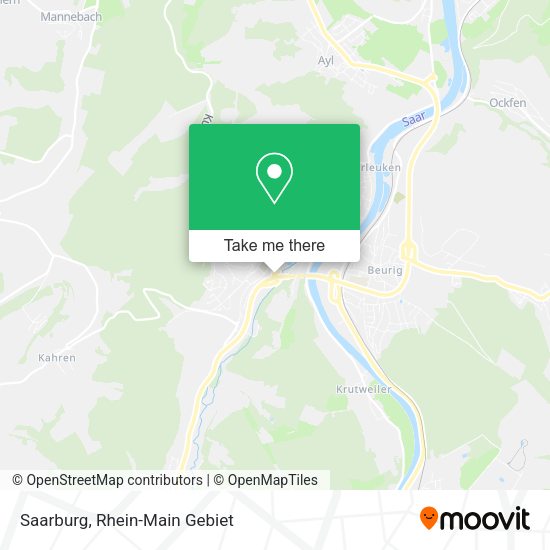 Карта Saarburg