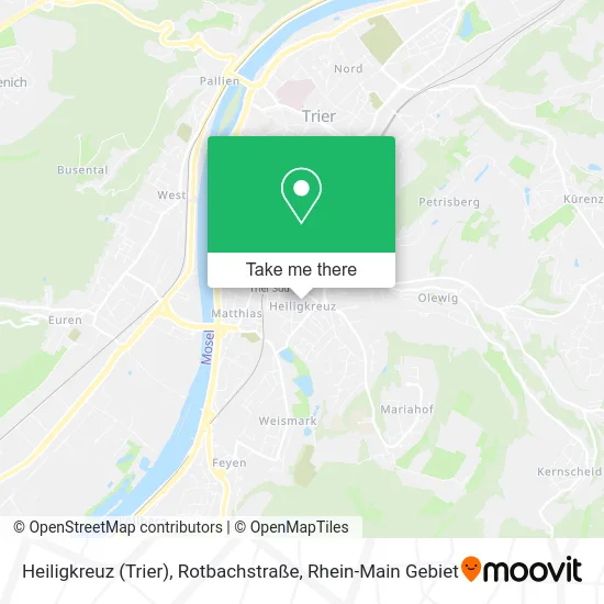 Карта Heiligkreuz (Trier), Rotbachstraße