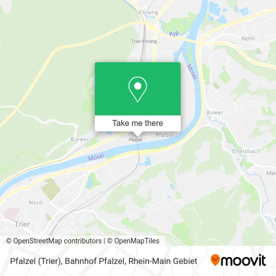 Карта Pfalzel (Trier), Bahnhof Pfalzel