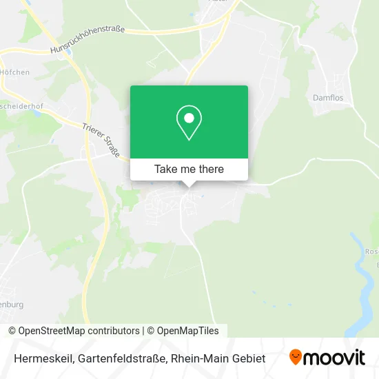 Карта Hermeskeil, Gartenfeldstraße