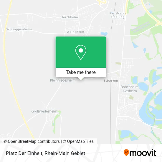 Карта Platz Der Einheit