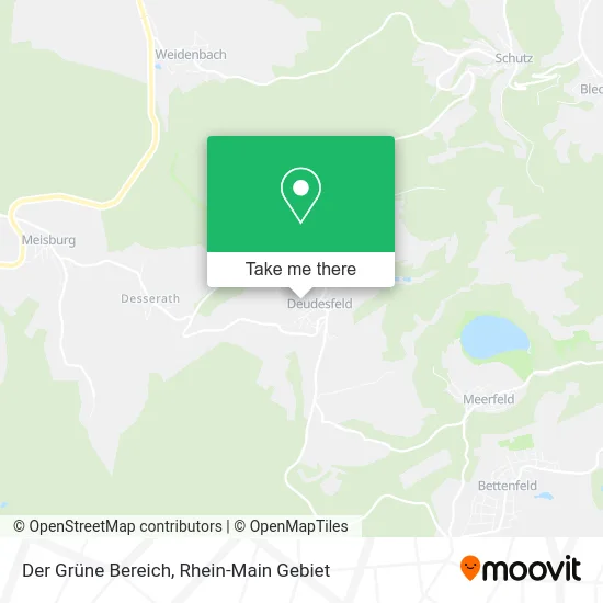 Карта Der Grüne Bereich