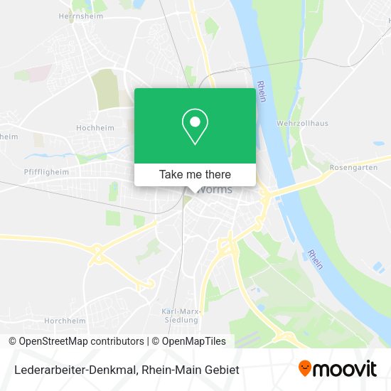 Карта Lederarbeiter-Denkmal