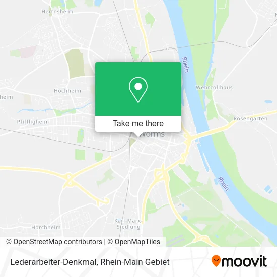 Карта Lederarbeiter-Denkmal