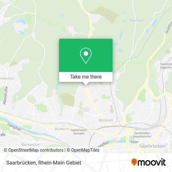 Карта Saarbrücken
