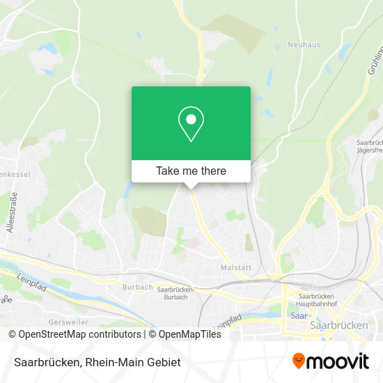 Карта Saarbrücken