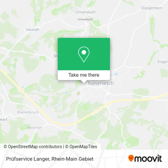 Карта Prüfservice Langer