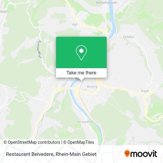 Карта Restaurant Belvedere