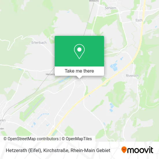 Карта Hetzerath (Eifel), Kirchstraße