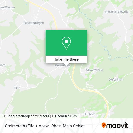 Карта Greimerath (Eifel), Abzw.