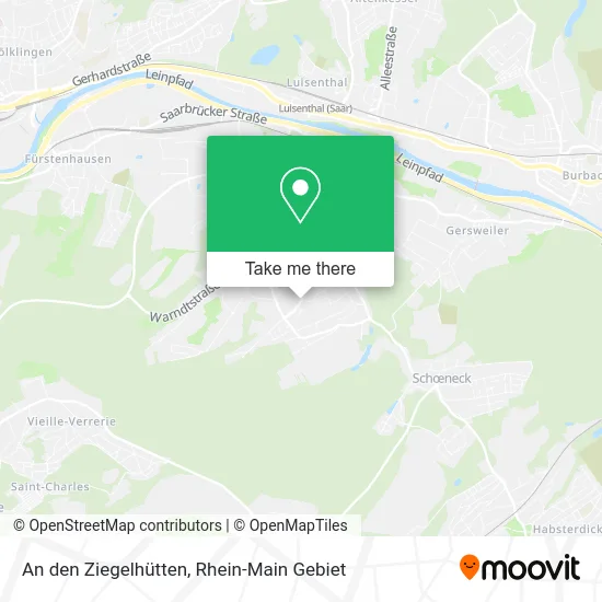 Карта An den Ziegelhütten