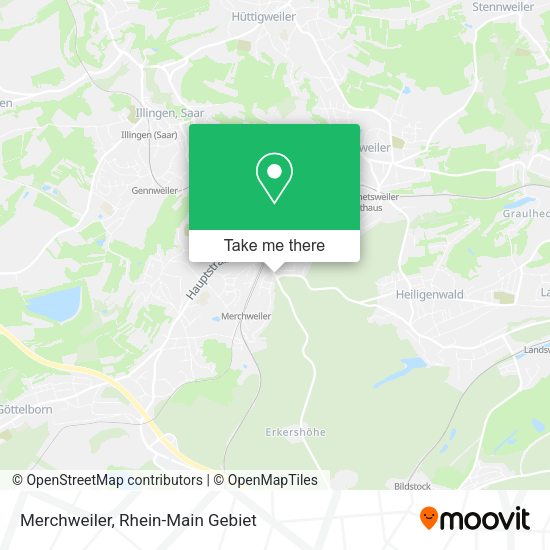 Карта Merchweiler