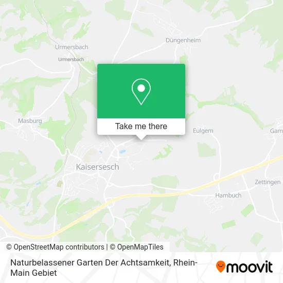 Карта Naturbelassener Garten Der Achtsamkeit