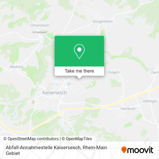 Карта Abfall-Annahmestelle Kaisersesch