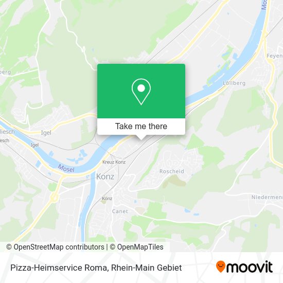 Карта Pizza-Heimservice Roma