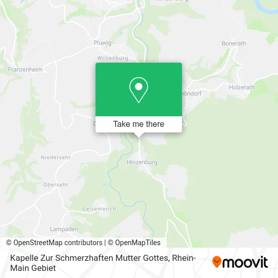 Карта Kapelle Zur Schmerzhaften Mutter Gottes