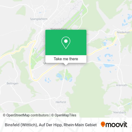 Карта Binsfeld (Wittlich), Auf Der Hipp