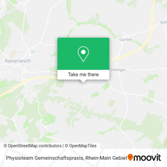 Карта Physioteam Gemeinschaftspraxis