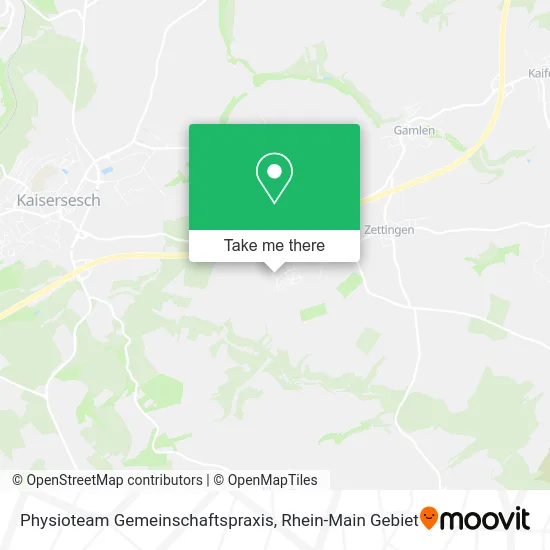 Карта Physioteam Gemeinschaftspraxis