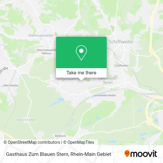 Карта Gasthaus Zum Blauen Stern