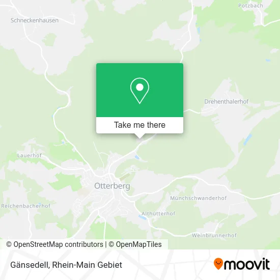 Карта Gänsedell