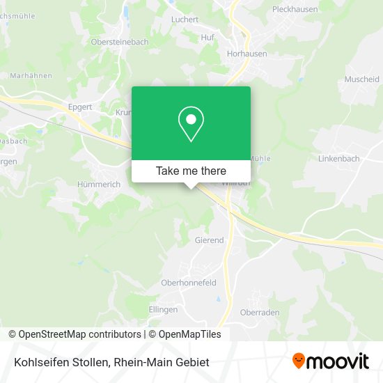Карта Kohlseifen Stollen