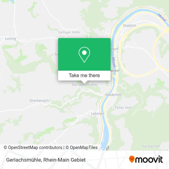 Карта Gerlachsmühle