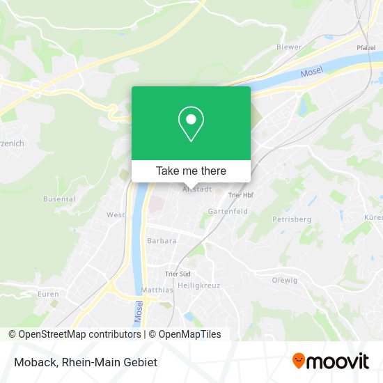 Карта Moback