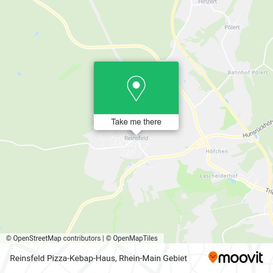 Карта Reinsfeld Pizza-Kebap-Haus