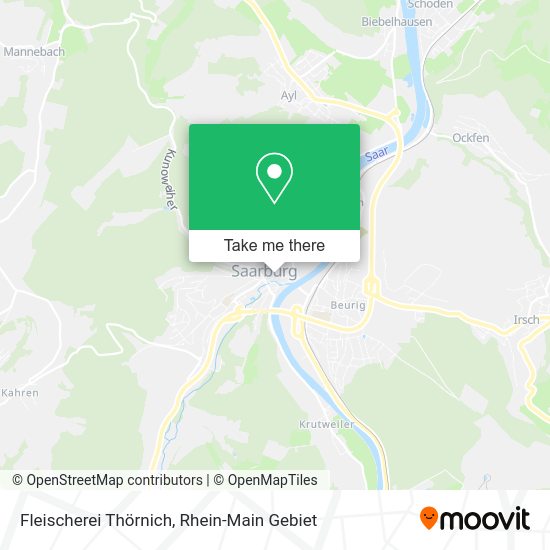 Карта Fleischerei Thörnich