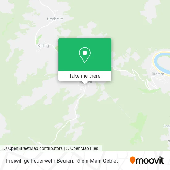 Карта Freiwillige Feuerwehr Beuren