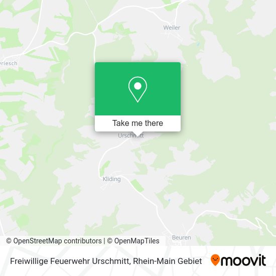 Карта Freiwillige Feuerwehr Urschmitt