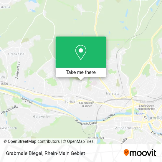 Карта Grabmale Biegel