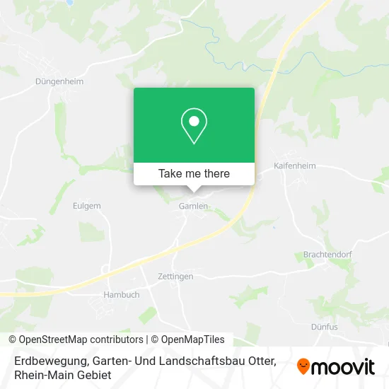 Карта Erdbewegung, Garten- Und Landschaftsbau Otter