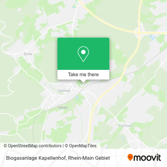 Карта Biogasanlage Kapellenhof