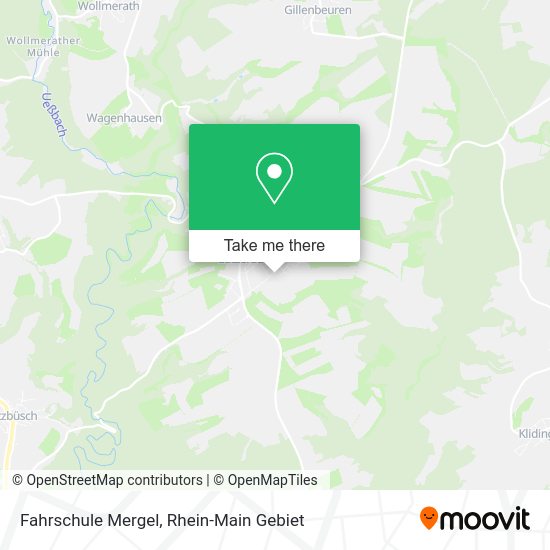 Карта Fahrschule Mergel