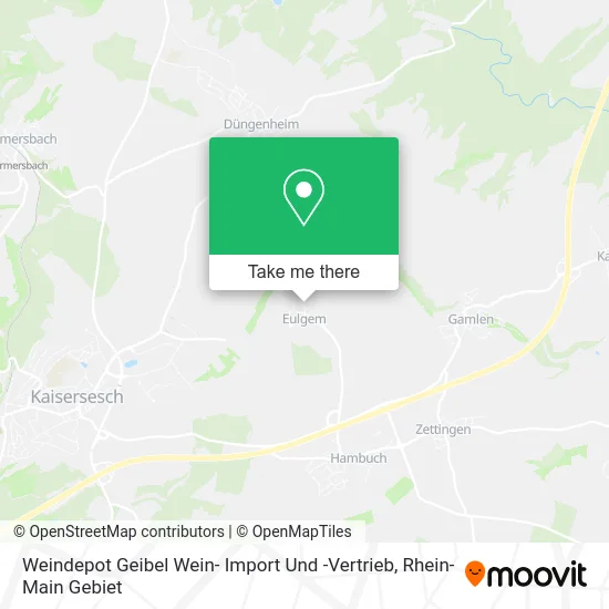 Карта Weindepot Geibel Wein- Import Und -Vertrieb