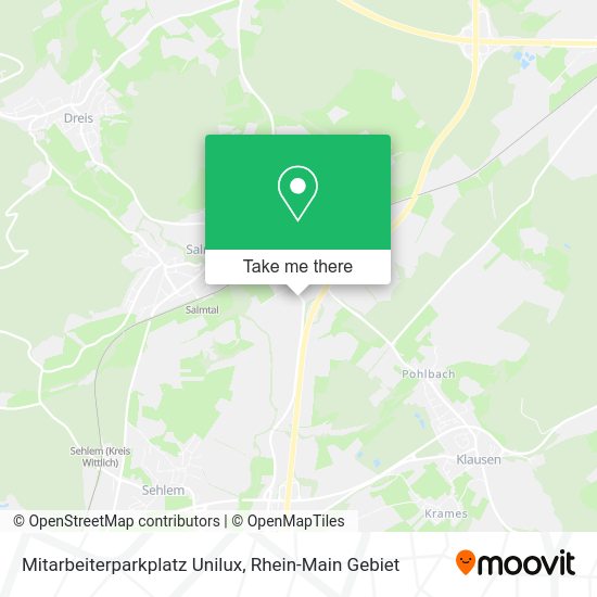 Карта Mitarbeiterparkplatz Unilux