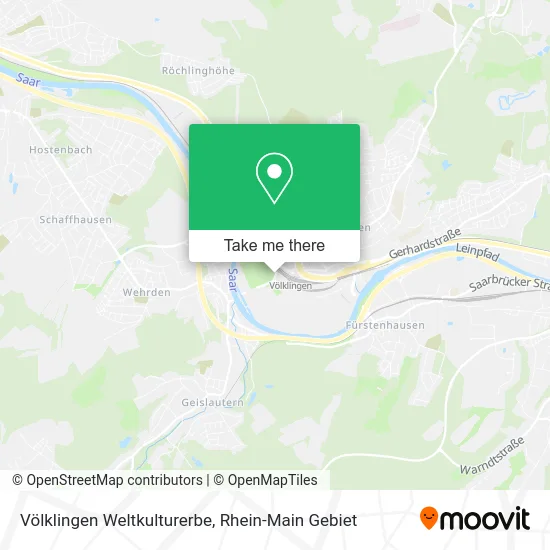 Карта Völklingen Weltkulturerbe