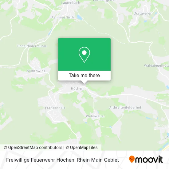 Карта Freiwillige Feuerwehr Höchen