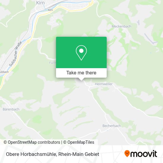 Карта Obere Horbachsmühle