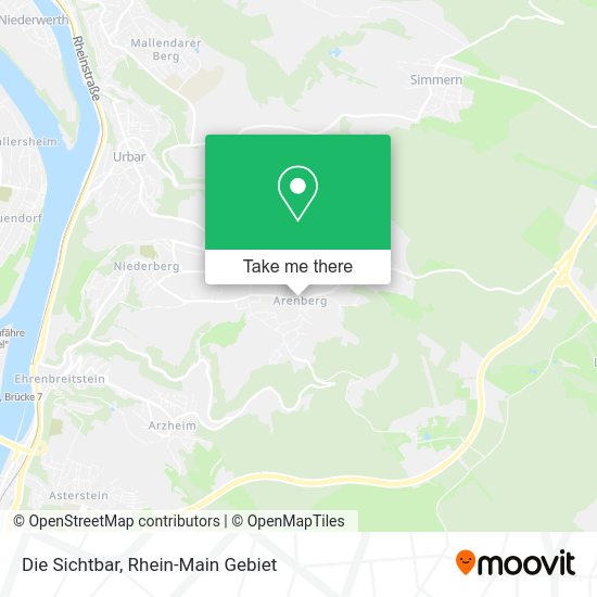 Карта Die Sichtbar