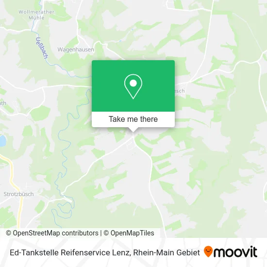Карта Ed-Tankstelle Reifenservice Lenz