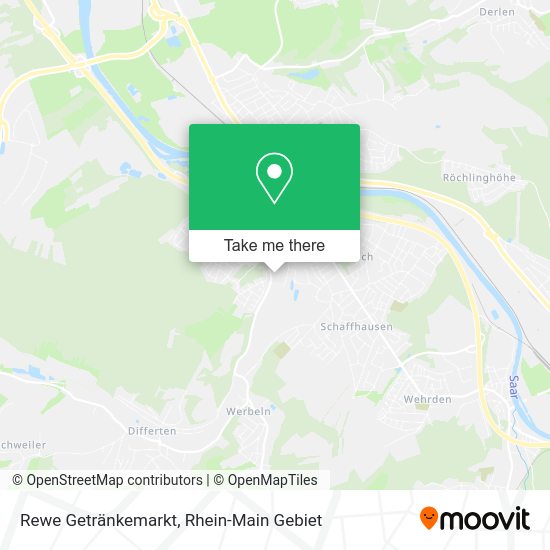 Карта Rewe Getränkemarkt