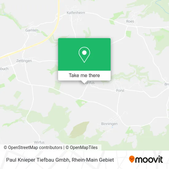 Карта Paul Knieper Tiefbau Gmbh