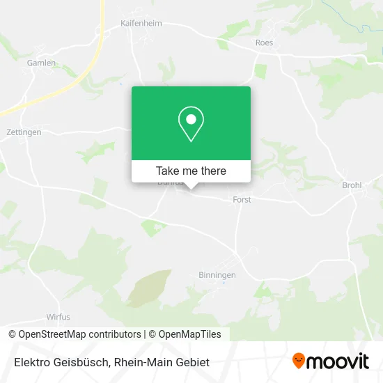 Карта Elektro Geisbüsch