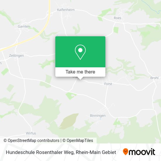Карта Hundeschule Rosenthaler Weg