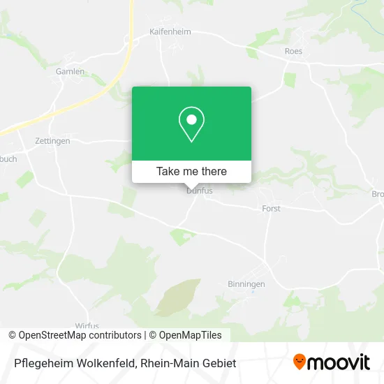 Карта Pflegeheim Wolkenfeld